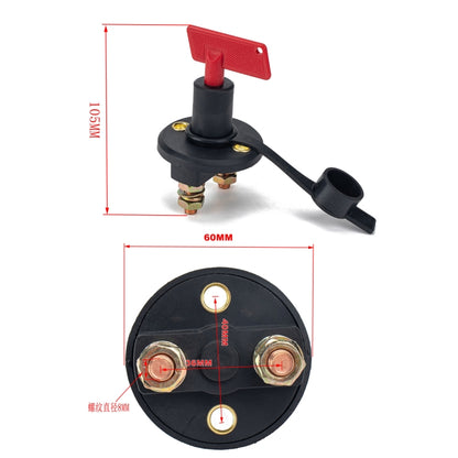 200A Car Battery Selector Isolator Disconnect Rotary Switch Cut, A2953