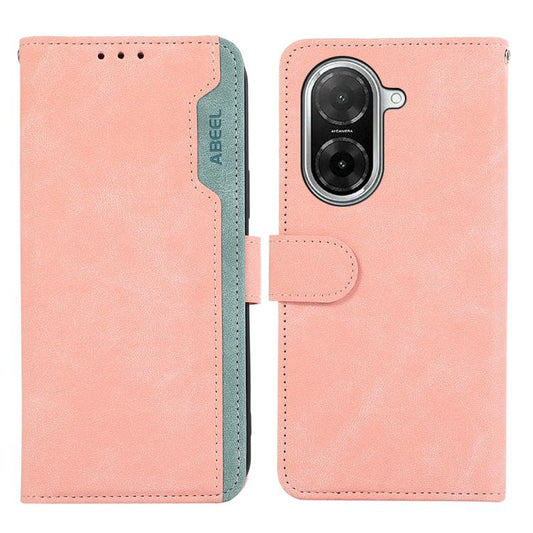 ABEEL Color Block Magnetic RFID Leather Phone Case, For Redmi A5 4G 171.7mm / Poco C71, For Redmi Note 14S 4G, For Redmi K80 / K80 Pro, For Redmi Note 14 4G 164.84mm, For Redmi Turbo 4 Pro, For Redmi Turbo 4, For Redmi 14C 4G