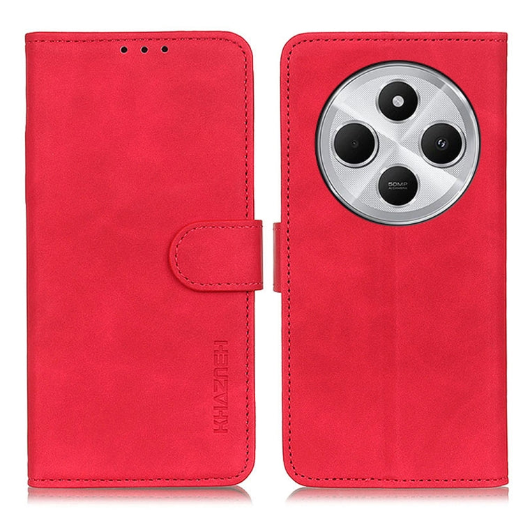 KHAZNEH Retro Texture Flip Leather Phone Case, For Redmi Turbo 4, For Redmi Note 14 Pro 4G, For Redmi Note 14 4G 163.25mm, For Redmi 14C 4G