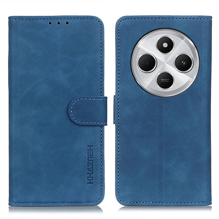 KHAZNEH Retro Texture Flip Leather Phone Case, For Redmi Turbo 4, For Redmi Note 14 Pro 4G, For Redmi Note 14 4G 163.25mm, For Redmi 14C 4G