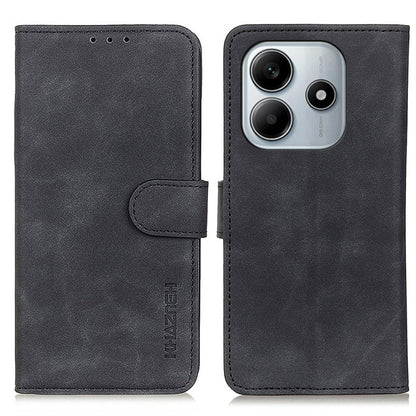 KHAZNEH Retro Texture Flip Leather Phone Case, For Redmi Turbo 4, For Redmi Note 14 Pro 4G, For Redmi Note 14 4G 163.25mm, For Redmi 14C 4G