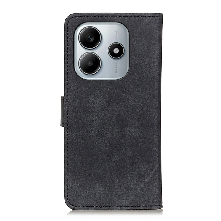 KHAZNEH Retro Texture Flip Leather Phone Case, For Redmi Note 14 4G 163.25mm, For Redmi 14C 4G