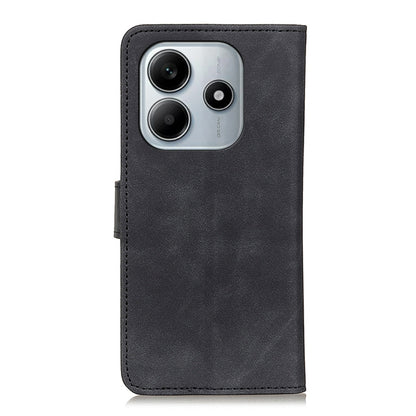 KHAZNEH Retro Texture Flip Leather Phone Case, For Redmi Note 14 4G 163.25mm, For Redmi 14C 4G