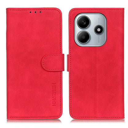 KHAZNEH Retro Texture Flip Leather Phone Case, For Redmi Turbo 4, For Redmi Note 14 Pro 4G, For Redmi Note 14 4G 163.25mm, For Redmi 14C 4G