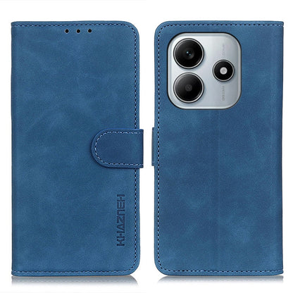 KHAZNEH Retro Texture Flip Leather Phone Case, For Redmi Turbo 4, For Redmi Note 14 Pro 4G, For Redmi Note 14 4G 163.25mm, For Redmi 14C 4G