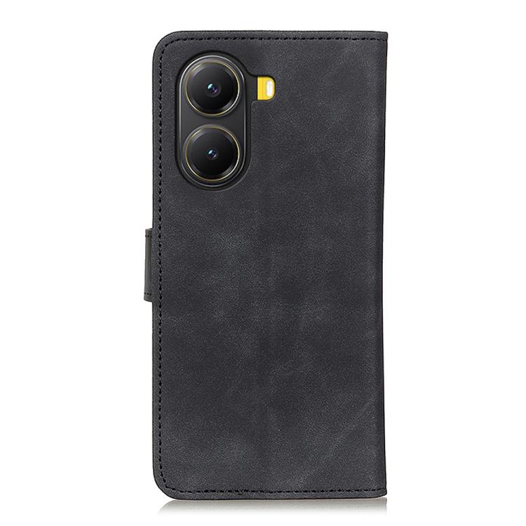 KHAZNEH Retro Texture Flip Leather Phone Case, For Redmi Turbo 4, For Redmi Note 14 Pro 4G, For Redmi Note 14 4G 163.25mm, For Redmi 14C 4G
