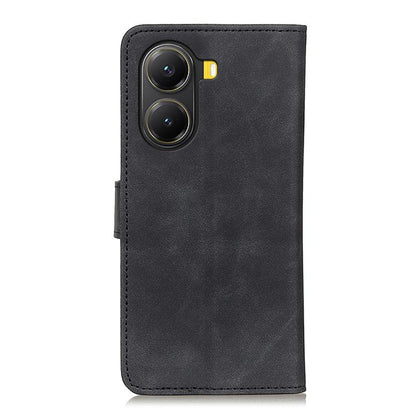 KHAZNEH Retro Texture Flip Leather Phone Case, For Redmi Turbo 4, For Redmi Note 14 Pro 4G, For Redmi Note 14 4G 163.25mm, For Redmi 14C 4G