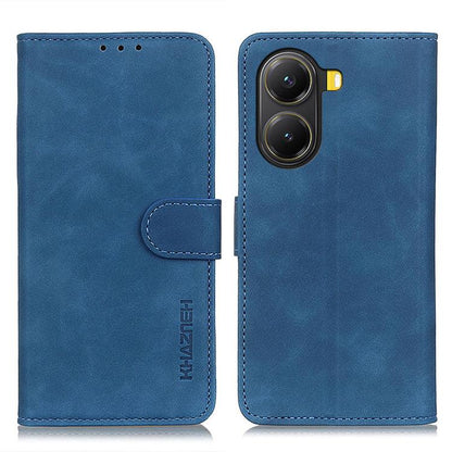 KHAZNEH Retro Texture Flip Leather Phone Case, For Redmi Turbo 4, For Redmi Note 14 Pro 4G, For Redmi Note 14 4G 163.25mm, For Redmi 14C 4G