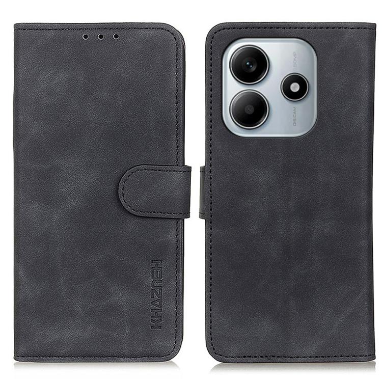KHAZNEH Retro Texture Flip Leather Phone Case, For Redmi A7 Pro 171mm/Poco C85x 5G, For Redmi Turbo 5 Max / Poco X8 Pro Max, For Redmi Turbo 5 5G / Poco X8 Pro 5G, For Redmi Note 15 Pro+ 5G Global 163.3, For Redmi Note 15 5G Global 164mm               ...