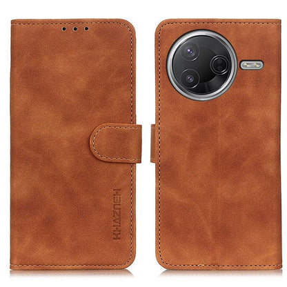 KHAZNEH Retro Texture Flip Leather Phone Case, For Redmi A7 Pro 171mm/Poco C85x 5G, For Redmi Turbo 5 Max / Poco X8 Pro Max, For Redmi Turbo 5 5G / Poco X8 Pro 5G, For Redmi Note 15 Pro+ 5G Global 163.3, For Redmi Note 15 5G Global 164mm               ...