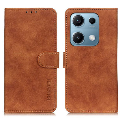 KHAZNEH Retro Texture Flip Leather Phone Case, For Redmi A7 Pro 171mm/Poco C85x 5G, For Redmi Turbo 5 Max / Poco X8 Pro Max, For Redmi Turbo 5 5G / Poco X8 Pro 5G, For Redmi Note 15 Pro+ 5G Global 163.3, For Redmi Note 15 5G Global 164mm               ...