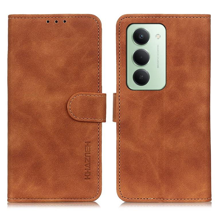 KHAZNEH Retro Texture Flip Leather Phone Case, For Redmi A7 Pro 171mm/Poco C85x 5G, For Redmi Turbo 5 Max / Poco X8 Pro Max, For Redmi Turbo 5 5G / Poco X8 Pro 5G, For Redmi Note 15 Pro+ 5G Global 163.3, For Redmi Note 15 5G Global 164mm               ...
