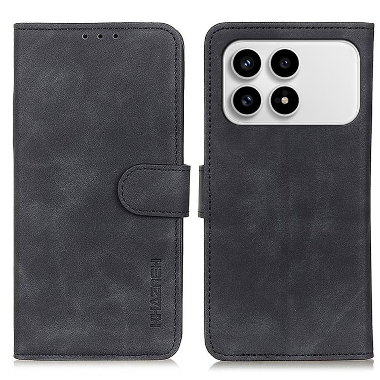 KHAZNEH Retro Texture Flip Leather Phone Case, For Redmi A7 Pro 171mm/Poco C85x 5G, For Redmi Turbo 5 Max / Poco X8 Pro Max, For Redmi Turbo 5 5G / Poco X8 Pro 5G, For Redmi Note 15 Pro+ 5G Global 163.3, For Redmi Note 15 5G Global 164mm               ...