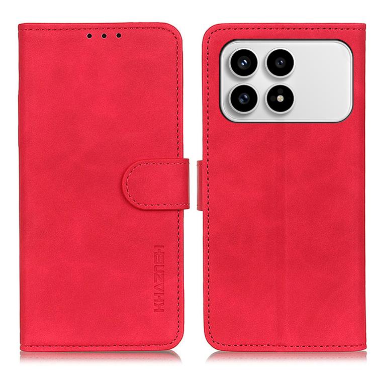 KHAZNEH Retro Texture Flip Leather Phone Case, For Redmi A7 Pro 171mm/Poco C85x 5G, For Redmi Turbo 5 Max / Poco X8 Pro Max, For Redmi Turbo 5 5G / Poco X8 Pro 5G, For Redmi Note 15 Pro+ 5G Global 163.3, For Redmi Note 15 5G Global 164mm               ...