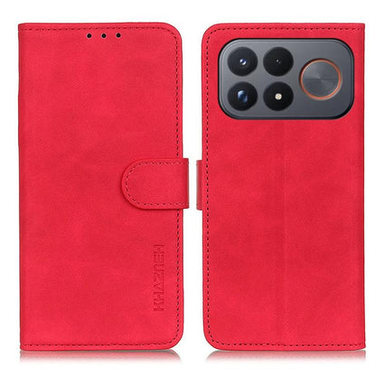 KHAZNEH Retro Texture Flip Leather Phone Case, For Redmi Note 17 5G/4G Global 169.7mm, For Redmi Note 17 Pro+ 5G Global 163.4mm, For Redmi Note 17 Pro 5G Global 163.5mm, For Redmi K100 Pro Max/Poco F9 Ultra 5G, For Redmi K100 Pro 5G/Poco F9 Pro 5G     ...