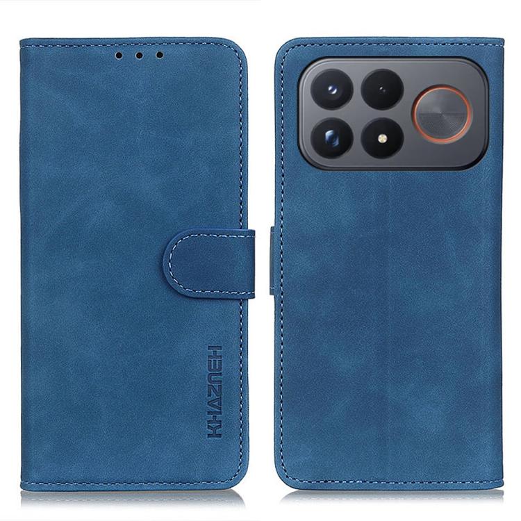 KHAZNEH Retro Texture Flip Leather Phone Case, For Redmi Note 17 5G/4G Global 169.7mm, For Redmi Note 17 Pro+ 5G Global 163.4mm, For Redmi Note 17 Pro 5G Global 163.5mm, For Redmi K100 Pro Max/Poco F9 Ultra 5G, For Redmi K100 Pro 5G/Poco F9 Pro 5G     ...