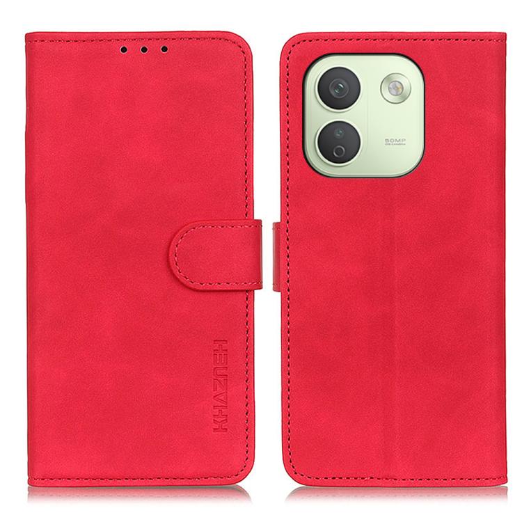 KHAZNEH Retro Texture Flip Leather Phone Case, For Redmi Note 17 5G/4G Global 169.7mm, For Redmi Note 17 Pro+ 5G Global 163.4mm, For Redmi Note 17 Pro 5G Global 163.5mm, For Redmi K100 Pro Max/Poco F9 Ultra 5G, For Redmi K100 Pro 5G/Poco F9 Pro 5G     ...