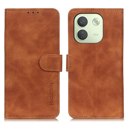 KHAZNEH Retro Texture Flip Leather Phone Case, For Redmi Note 17 5G/4G Global 169.7mm, For Redmi Note 17 Pro+ 5G Global 163.4mm, For Redmi Note 17 Pro 5G Global 163.5mm, For Redmi K100 Pro Max/Poco F9 Ultra 5G, For Redmi K100 Pro 5G/Poco F9 Pro 5G     ...