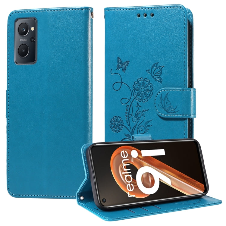 Embossed Butterfly Flowers Leather Phone Case, For Realme 12 Pro / 12 Pro+  / P1 Pro Global, For Realme C51 / C53 / Narzo N53 / Note 50, For Realme C67 5G / 11 5G Taiwan / Global, For Realme C65 4G Global, For Realme C55                                ...