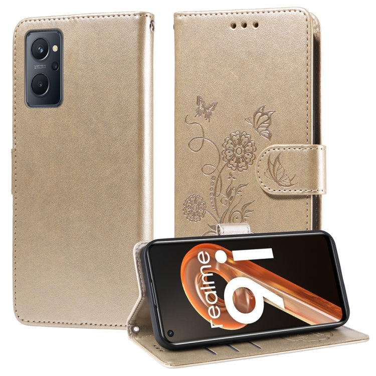Embossed Butterfly Flowers Leather Phone Case, For Realme 12 Pro / 12 Pro+  / P1 Pro Global, For Realme C51 / C53 / Narzo N53 / Note 50, For Realme C67 5G / 11 5G Taiwan / Global, For Realme C65 4G Global, For Realme C55                                ...