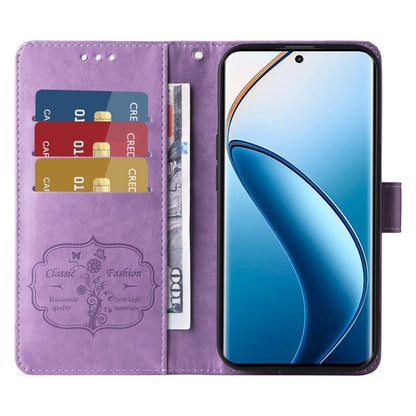 Embossed Butterfly Flowers Leather Phone Case, For Realme 12 Pro / 12 Pro+  / P1 Pro Global, For Realme C51 / C53 / Narzo N53 / Note 50, For Realme C67 5G / 11 5G Taiwan / Global, For Realme C65 4G Global, For Realme C55                                ...