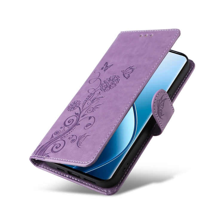Embossed Butterfly Flowers Leather Phone Case, For Realme 12 Pro / 12 Pro+  / P1 Pro Global, For Realme C51 / C53 / Narzo N53 / Note 50, For Realme C67 5G / 11 5G Taiwan / Global, For Realme C65 4G Global, For Realme C55                                ...