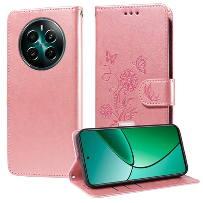 Embossed Butterfly Flowers Leather Phone Case, For Realme 16 Pro+ 5G, For Realme 16 Pro 5G, For Realme 15x 5G India / Realme C85 5G, For Realme C85 Pro 4G, For Realme 15T 5G, For Realme Narzo 80 Lite 4G / C71 India, For Realme 15 5G / Realme 15 Pro 5G ...