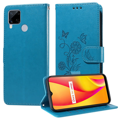 Embossed Butterfly Flowers Leather Phone Case, For Realme 12 Pro / 12 Pro+  / P1 Pro Global, For Realme C51 / C53 / Narzo N53 / Note 50, For Realme C67 5G / 11 5G Taiwan / Global, For Realme C65 4G Global, For Realme C55                                ...