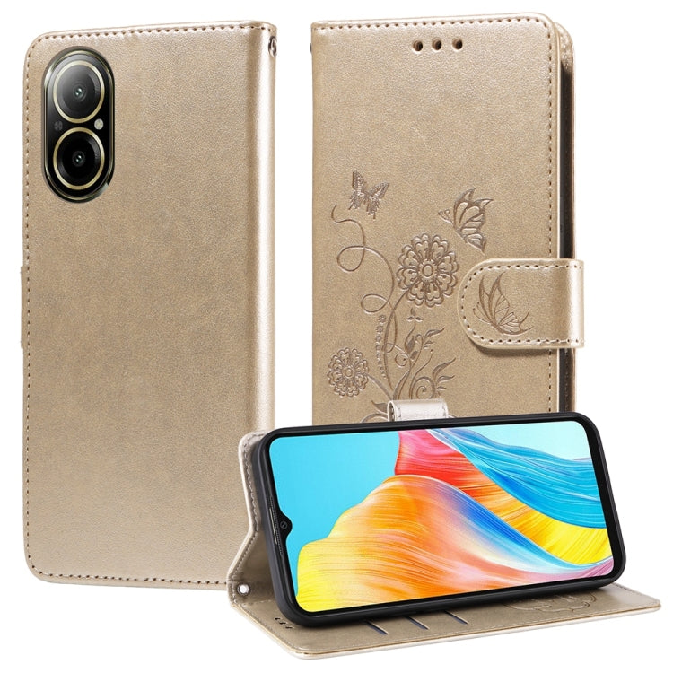 Embossed Butterfly Flowers Leather Phone Case, For Realme 16 Pro+ 5G, For Realme 16 Pro 5G, For Realme 15x 5G India / Realme C85 5G, For Realme C85 Pro 4G, For Realme 15T 5G, For Realme Narzo 80 Lite 4G / C71 India, For Realme 15 5G / Realme 15 Pro 5G ...