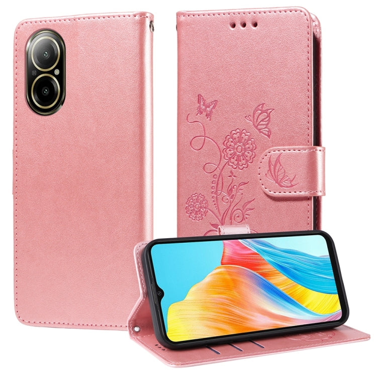 Embossed Butterfly Flowers Leather Phone Case, For Realme 16 Pro+ 5G, For Realme 16 Pro 5G, For Realme 15x 5G India / Realme C85 5G, For Realme C85 Pro 4G, For Realme 15T 5G, For Realme Narzo 80 Lite 4G / C71 India, For Realme 15 5G / Realme 15 Pro 5G ...