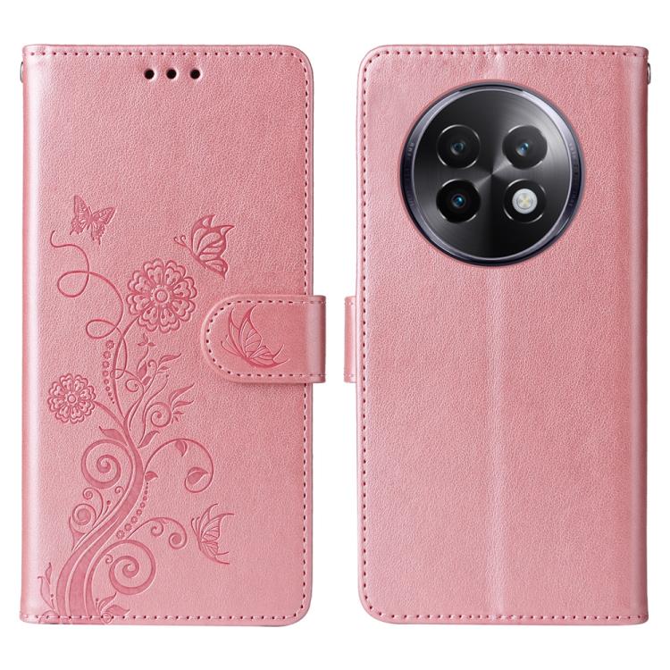 Embossed Butterfly Flowers Leather Phone Case, For Realme 16 Pro+ 5G, For Realme 16 Pro 5G, For Realme 15x 5G India / Realme C85 5G, For Realme C85 Pro 4G, For Realme 15T 5G, For Realme Narzo 80 Lite 4G / C71 India, For Realme 15 5G / Realme 15 Pro 5G ...