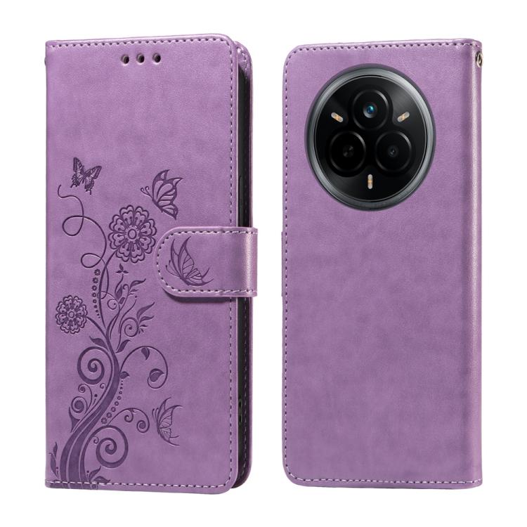 Embossed Butterfly Flowers Leather Phone Case, For Realme 16 Pro+ 5G, For Realme 16 Pro 5G, For Realme 15x 5G India / Realme C85 5G, For Realme C85 Pro 4G, For Realme 15T 5G, For Realme Narzo 80 Lite 4G / C71 India, For Realme 15 5G / Realme 15 Pro 5G ...