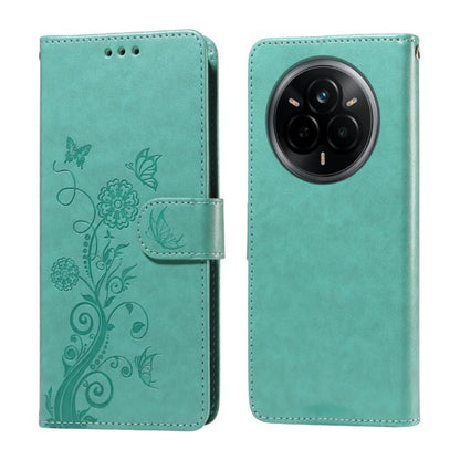 Embossed Butterfly Flowers Leather Phone Case, For Realme 16 Pro+ 5G, For Realme 16 Pro 5G, For Realme 15x 5G India / Realme C85 5G, For Realme C85 Pro 4G, For Realme 15T 5G, For Realme Narzo 80 Lite 4G / C71 India, For Realme 15 5G / Realme 15 Pro 5G ...