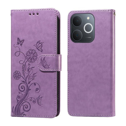 Embossed Butterfly Flowers Leather Phone Case, For Realme 16 Pro+ 5G, For Realme 16 Pro 5G, For Realme 15x 5G India / Realme C85 5G, For Realme C85 Pro 4G, For Realme 15T 5G, For Realme Narzo 80 Lite 4G / C71 India, For Realme 15 5G / Realme 15 Pro 5G ...