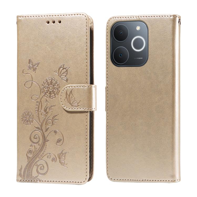 Embossed Butterfly Flowers Leather Phone Case, For Realme 16 Pro+ 5G, For Realme 16 Pro 5G, For Realme 15x 5G India / Realme C85 5G, For Realme C85 Pro 4G, For Realme 15T 5G, For Realme Narzo 80 Lite 4G / C71 India, For Realme 15 5G / Realme 15 Pro 5G ...