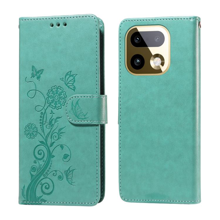 Embossed Butterfly Flowers Leather Phone Case, For Realme P4R 5G / P4x 4G / C100 4G / C100i, For Realme 16 Pro+ 5G, For Realme 16 Pro 5G, For Realme P4x 5G, For Realme 15x 5G India / Realme C85 5G, For Realme C85 Pro 4G, For Realme 15T 5G              ...