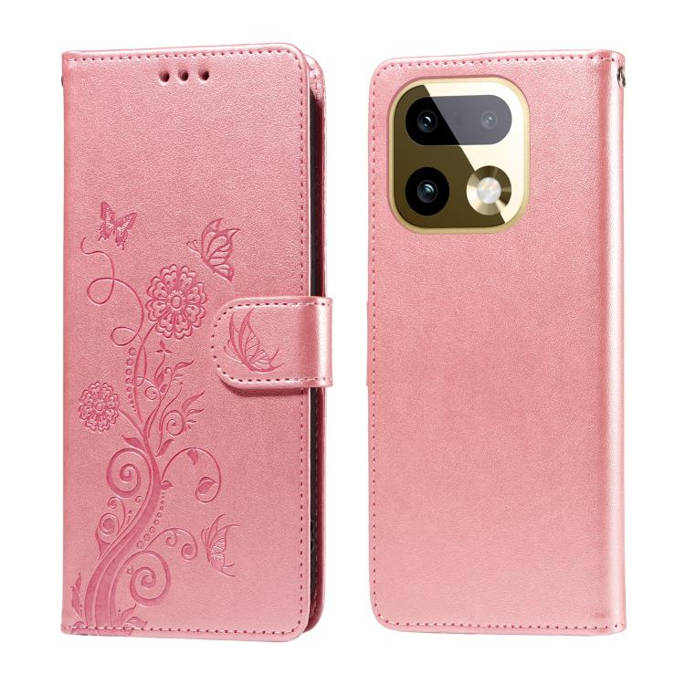 Embossed Butterfly Flowers Leather Phone Case, For Realme 16 Pro+ 5G, For Realme 16 Pro 5G, For Realme 15x 5G India / Realme C85 5G, For Realme C85 Pro 4G, For Realme 15T 5G, For Realme Narzo 80 Lite 4G / C71 India, For Realme 15 5G / Realme 15 Pro 5G ...