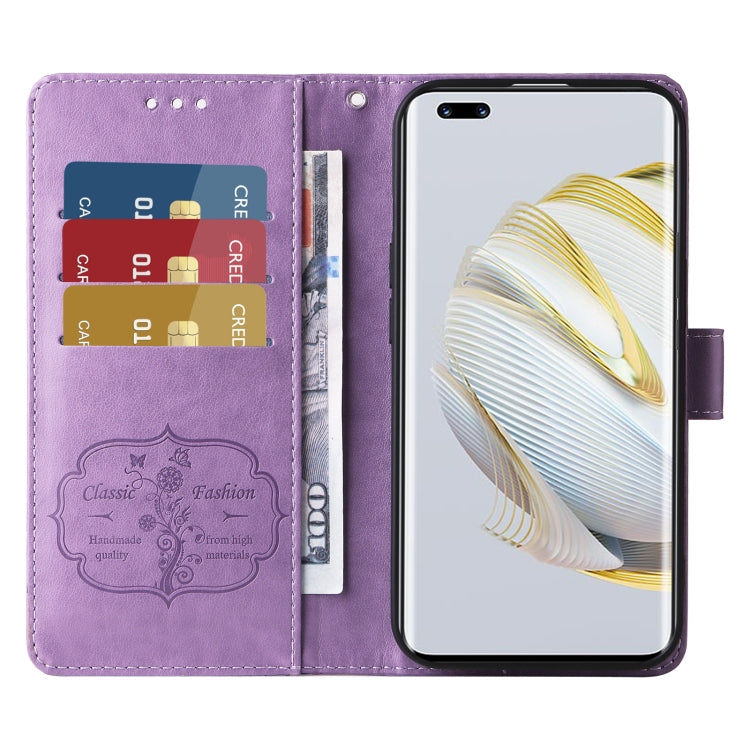 Embossed Butterfly Flowers Leather Phone Case, For Huawei nova 10 Pro, For Huawei nova 10, For Huawei nova Y90, For Huawei nova Y70 Plus