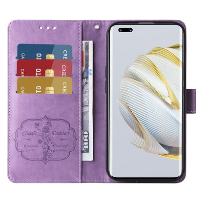 Embossed Butterfly Flowers Leather Phone Case, For Huawei nova 10 Pro, For Huawei nova 10, For Huawei nova Y90, For Huawei nova Y70 Plus