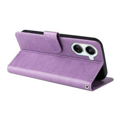 Geprägte Schmetterlingsblumen Leder Handyhülle, für Huawei nova 10 Pro, für Huawei nova 10, für Huawei nova Y90, für Huawei nova Y70 Plus