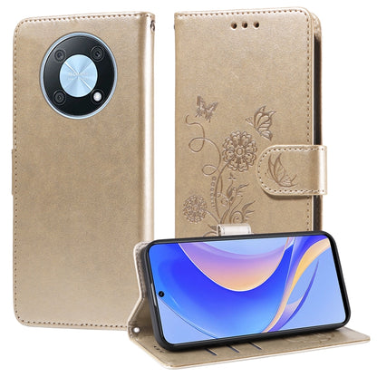 Embossed Butterfly Flowers Leather Phone Case, For Huawei nova 10 Pro, For Huawei nova 10, For Huawei nova Y90, For Huawei nova Y70 Plus