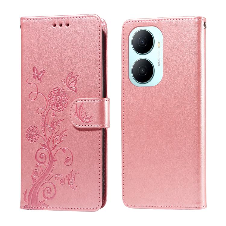 Embossed Butterfly Flowers Leather Phone Case, For Huawei nova 16, For Huawei Enjoy 90 Pro Max 5G, For Huawei Enjoy 90 / Enjoy 90 Plus 5G, For Huawei Enjoy 80 Plus, For Huawei nova 15 Pro / nova 15 Ultra, For Huawei Mate 70 Air 5G, For Huawei nova 14 L...
