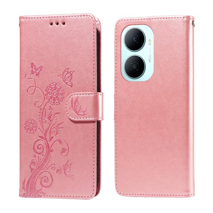 Embossed Butterfly Flowers Leather Phone Case, For Huawei nova 16, For Huawei Enjoy 90 Pro Max 5G, For Huawei Enjoy 90 / Enjoy 90 Plus 5G, For Huawei Enjoy 80 Plus, For Huawei nova 15 Pro / nova 15 Ultra, For Huawei Mate 70 Air 5G, For Huawei nova 14 L...