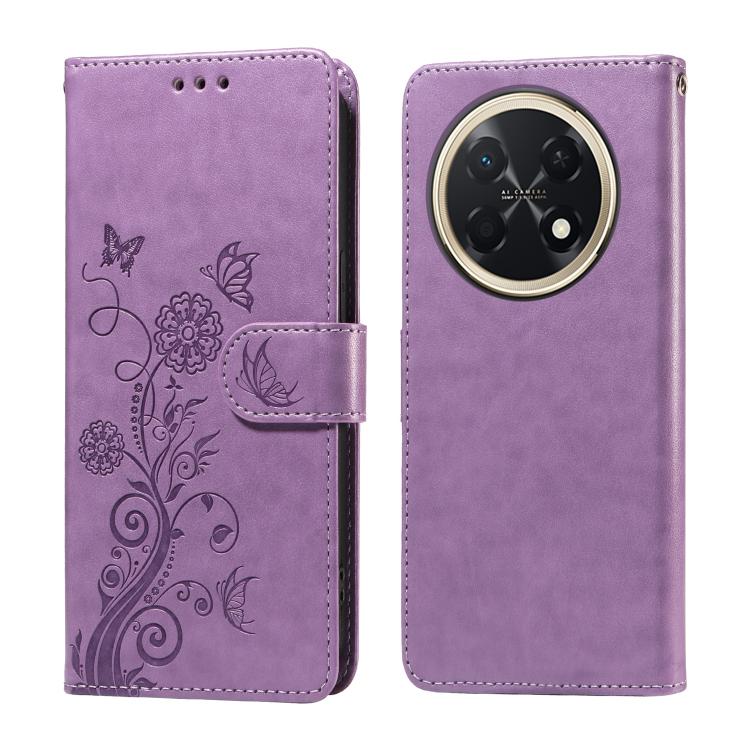 Embossed Butterfly Flowers Leather Phone Case, For Huawei nova 16, For Huawei Enjoy 90 Pro Max 5G, For Huawei Enjoy 90 / Enjoy 90 Plus 5G, For Huawei Enjoy 80 Plus, For Huawei nova 15 Pro / nova 15 Ultra, For Huawei Mate 70 Air 5G, For Huawei nova 14 L...