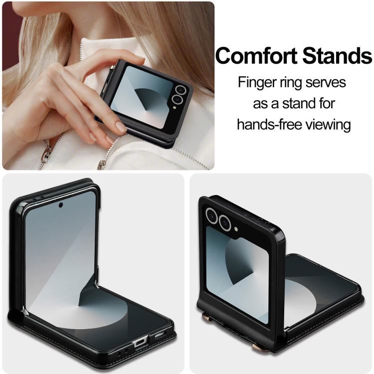 LC.IMEEKE L1 Series Frosted Fine Texture PU Phone Case with Lanyard, For Galaxy Z Flip8 5G, For Samsung Galaxy Z Flip7 5G, For Samsung Galaxy Z Flip6, For Samsung Galaxy Z Flip5, For Samsung Galaxy Z Flip4 5G, For Samsung Galaxy Z Flip3 5G