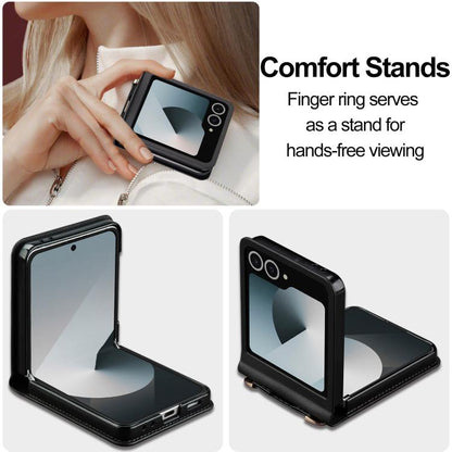 LC.IMEEKE L1 Series Frosted Fine Texture PU Phone Case with Lanyard, For Galaxy Z Flip8 5G, For Samsung Galaxy Z Flip7 5G, For Samsung Galaxy Z Flip6, For Samsung Galaxy Z Flip5, For Samsung Galaxy Z Flip4 5G, For Samsung Galaxy Z Flip3 5G