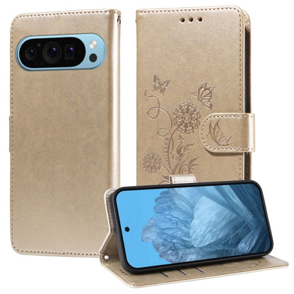Embossed Butterfly Flowers Leather Phone Case, For Google Pixel 11 Pro XL, For Google Pixel 11 / Pixel 11 Pro, For Google Pixel 10a, For Google Pixel 9a, For Google Pixel 9 Pro XL, For Google Pixel 9 / 9 Pro, For Google Pixel 8a, For Google Pixel 8 Pro...