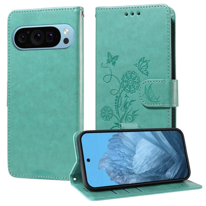 Embossed Butterfly Flowers Leather Phone Case, For Google Pixel 11 Pro XL, For Google Pixel 11 / Pixel 11 Pro, For Google Pixel 10a, For Google Pixel 9a, For Google Pixel 9 Pro XL, For Google Pixel 9 / 9 Pro, For Google Pixel 8a, For Google Pixel 8 Pro...