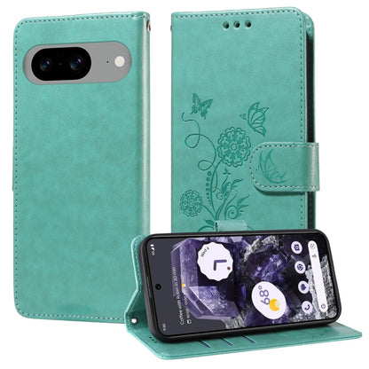 Embossed Butterfly Flowers Leather Phone Case, For Google Pixel 11 Pro XL, For Google Pixel 11 / Pixel 11 Pro, For Google Pixel 10a, For Google Pixel 9a, For Google Pixel 9 Pro XL, For Google Pixel 9 / 9 Pro, For Google Pixel 8a, For Google Pixel 8 Pro...