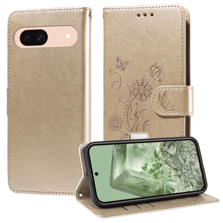 Embossed Butterfly Flowers Leather Phone Case, For Google Pixel 11 Pro XL, For Google Pixel 11 / Pixel 11 Pro, For Google Pixel 10a, For Google Pixel 9a, For Google Pixel 9 Pro XL, For Google Pixel 9 / 9 Pro, For Google Pixel 8a, For Google Pixel 8 Pro...